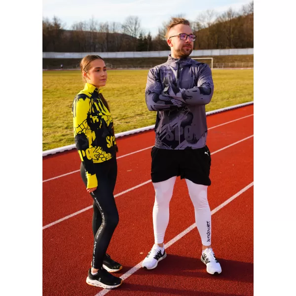  Dámska športová mikina premium plus ALTISPORT VOJ/ALW076MI04 FLUO-ŽLTÁ 