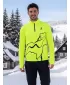 Pánska športová mikina premium plus ALTISPORT VOJ/ALM073MI04 FLUO-ŽLTÁ