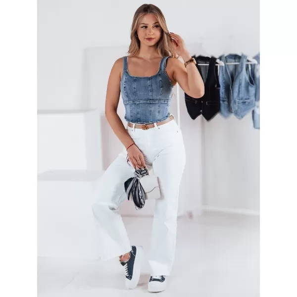  Dámske tielko DSTREET VESTTOP RY2727 MODRÁ 