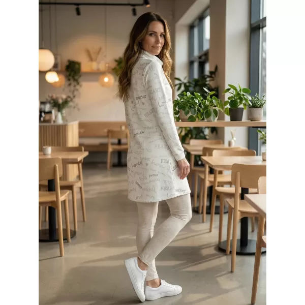  Dámska prémiová predĺžená mikina ALTISPORT VOJ/ALW067MI06 BIELA 