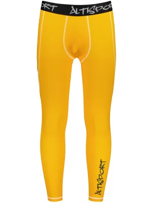 Dlhé pánske prémiové športové legíny ALTISPORT VOJ/ALM000LEG01 ORANŽOVÁ