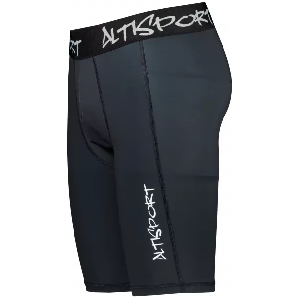  Pánske športové legíny nad kolená premium ALTISPORT VOJ/ALM000LEG02 ČIERNA 