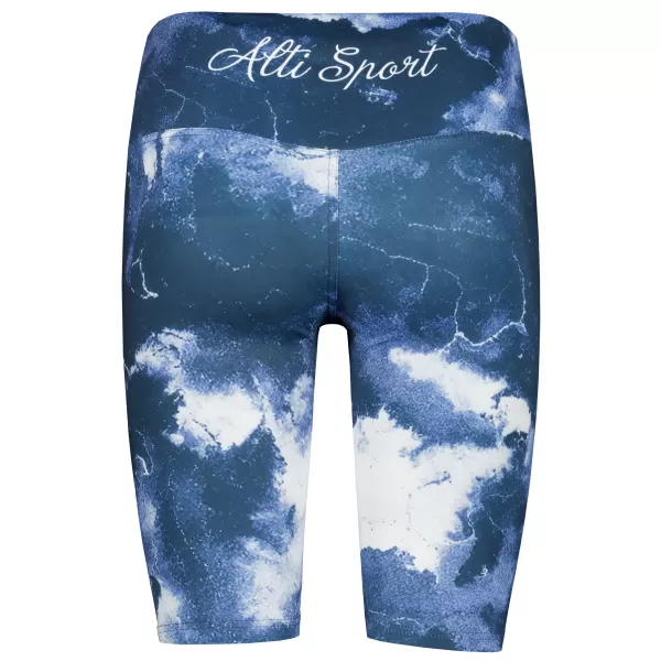  Dámske legíny nad kolená premium ALTISPORT VOJ/ALW066LEG02 TMAVO MODRÁ 