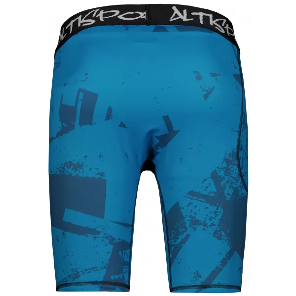  Pánske športové legíny nad kolená premium ALTISPORT VOJ/ALM079LEG02 MODRÁ 
