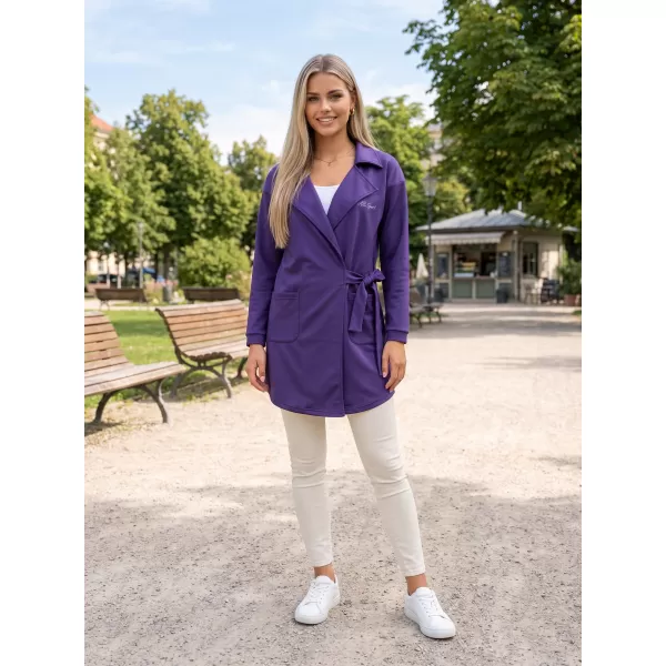  Dámska prémiová taška na mikinu ALTISPORT VOJ/ALW000MI05 FIALOVÁ 