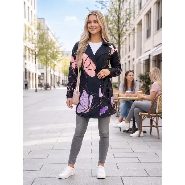  Dámska prémiová taška na mikinu ALTISPORT VOJ/ALW086MI05 ČIERNO-FIALOVÁ 