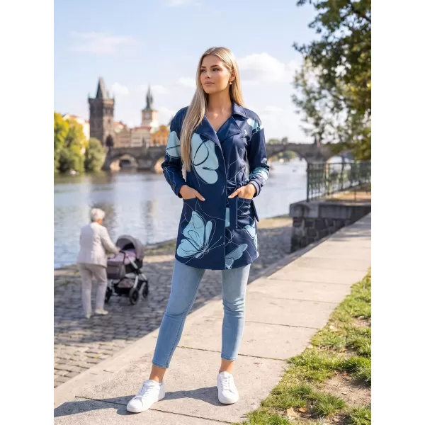  Dámska prémiová taška na mikinu ALTISPORT VOJ/ALW086MI05 TMAVO MODRÁ 