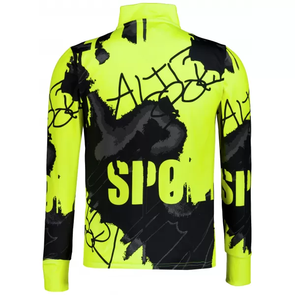 Pánska športová mikina premium plus ALTISPORT VOJ/ALM076MI04 FLUO-ŽLTÁ 