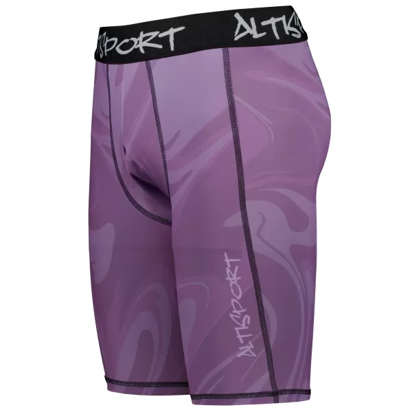  Pánske športové legíny nad kolená premium ALTISPORT VOJ/ALM072LEG02 FIALOVÁ 