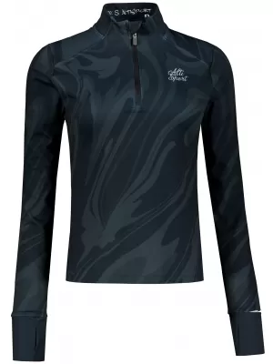 Dámska športová mikina premium plus ALTISPORT VOJ/ALW072MI04 ČIERNA