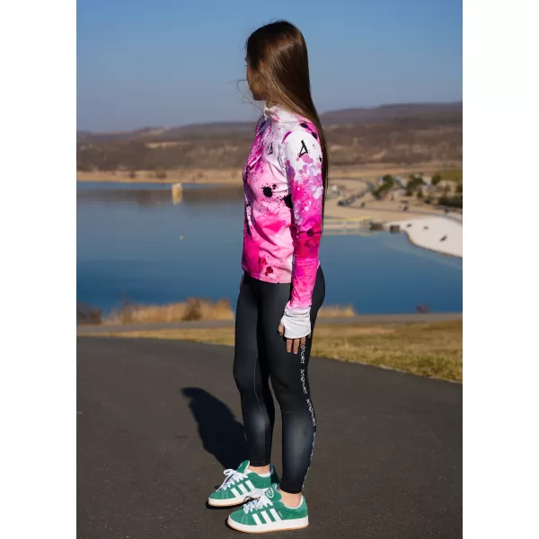  Dámska športová mikina premium plus ALTISPORT VOJ/ALW055MI04 RUŽOVÁ 
