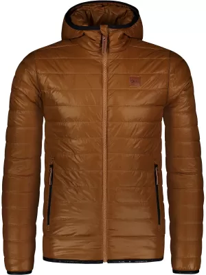 Pánska prešívaná bunda NORDBLANC predpoveď NBWJM8116 Baths BROWN