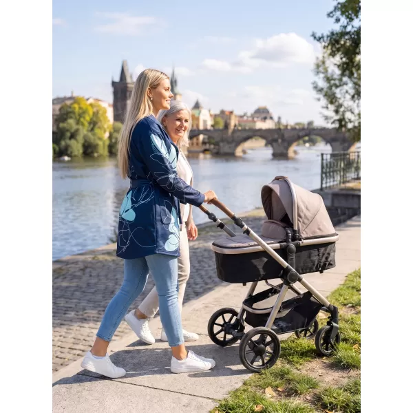  Dámska prémiová taška na mikinu ALTISPORT VOJ/ALW086MI05 TMAVO MODRÁ 