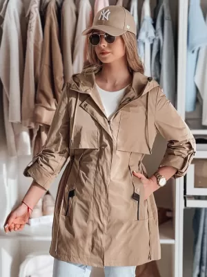 Dámska bunda DSTREET MODOVIA TY4813 KARAMEL