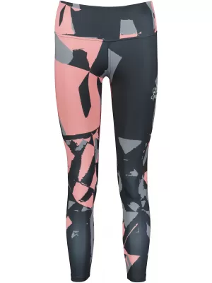 Dámske dlhé prémiové legíny ALTISPORT VOJ/ALW080LEG01 ČIERNO-LOSOSOVÁ