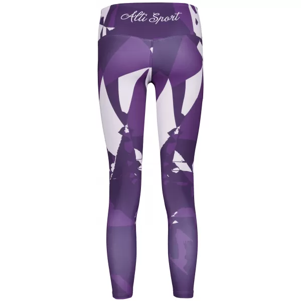  Dámske dlhé prémiové legíny ALTISPORT VOJ/ALW080LEG01 TMAVO FIALOVÁ 
