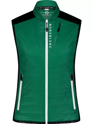Dámska športová vesta NORDBLANC LIFELINE NBWJL8114 ZELENÁ