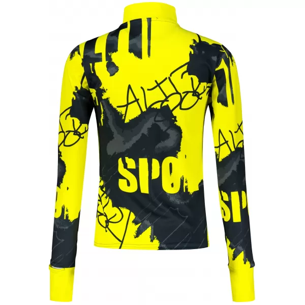  Dámska športová mikina premium plus ALTISPORT VOJ/ALW076MI04 FLUO-ŽLTÁ 