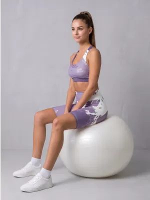Dámske legíny nad kolená premium ALTISPORT VOJ/ALW081LEG02 FIALOVÁ