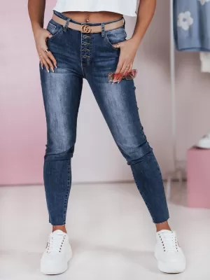 Dámske nohavice DSTREET SKYFINE UY2361 MODRÁ