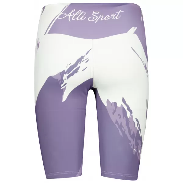  Dámske legíny nad kolená premium ALTISPORT VOJ/ALW081LEG02 FIALOVÁ 