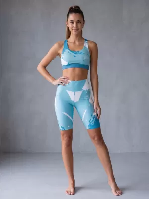 Dámske legíny nad kolená premium ALTISPORT VOJ/ALW081LEG02 MODRÁ