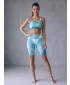 Dámske legíny nad kolená premium ALTISPORT VOJ/ALW081LEG02 MODRÁ