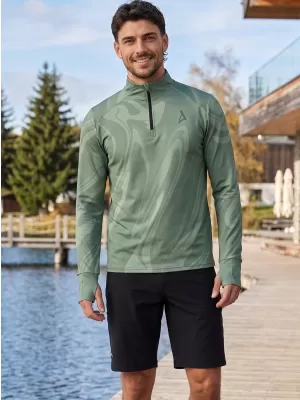 Pánska športová mikina premium plus ALTISPORT VOJ/ALM072MI04 ZELENÁ