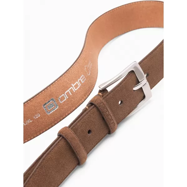  Pánsky opasok OMBRE OU-ACBE-0112 HNEDÁ 