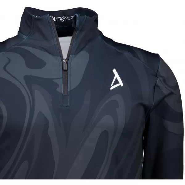  Pánska športová mikina premium plus ALTISPORT VOJ/ALM072MI04 ČIERNA 