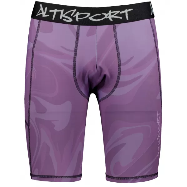  Pánske športové legíny nad kolená premium ALTISPORT VOJ/ALM072LEG02 FIALOVÁ 