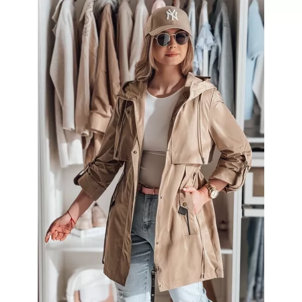  Dámska bunda DSTREET MODOVIA TY4813 KARAMEL 