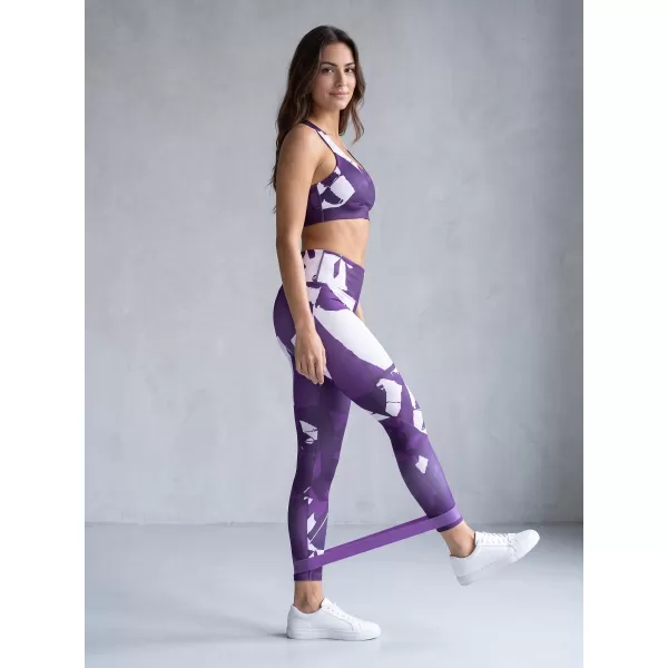  Dámske dlhé prémiové legíny ALTISPORT VOJ/ALW080LEG01 TMAVO FIALOVÁ 