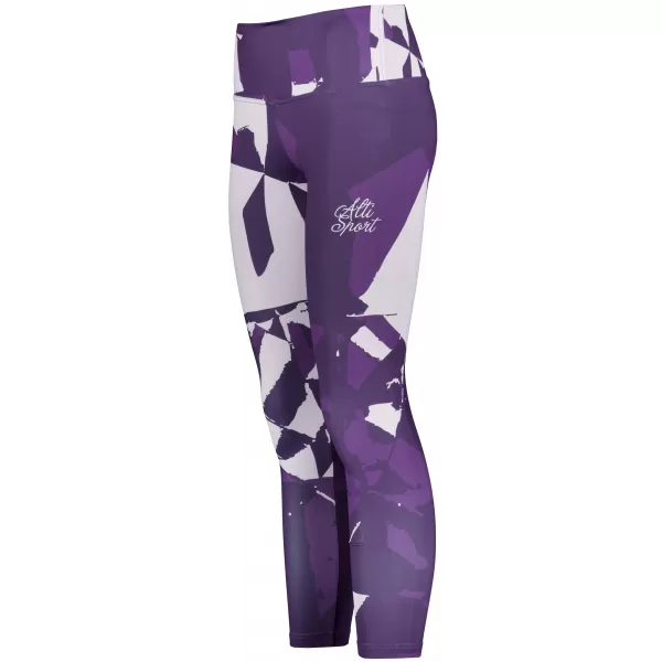  Dámske dlhé prémiové legíny ALTISPORT VOJ/ALW080LEG01 TMAVO FIALOVÁ 