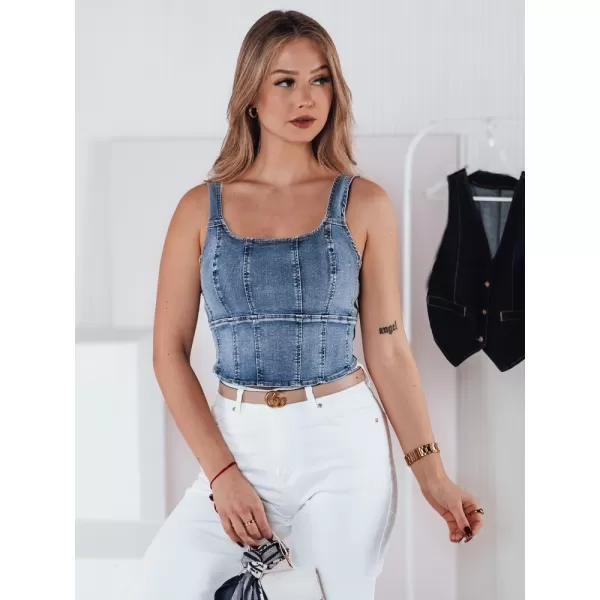  Dámske tielko DSTREET VESTTOP RY2727 MODRÁ 