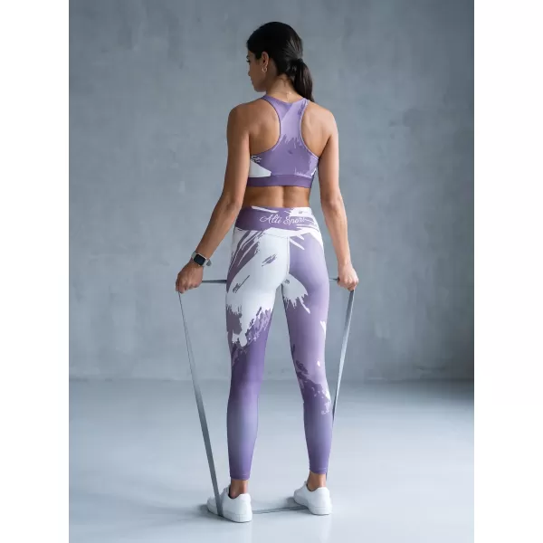  Dámske dlhé prémiové legíny ALTISPORT VOJ/ALW081LEG01 FIALOVÁ 