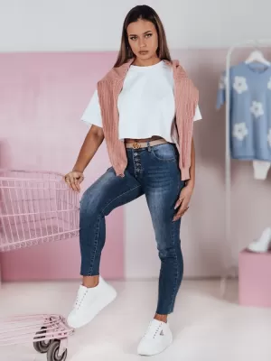 Dámske nohavice DSTREET SKYFINE UY2361 MODRÁ