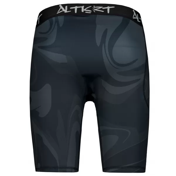  Pánske športové legíny nad kolená premium ALTISPORT VOJ/ALM072LEG02 ČIERNA 