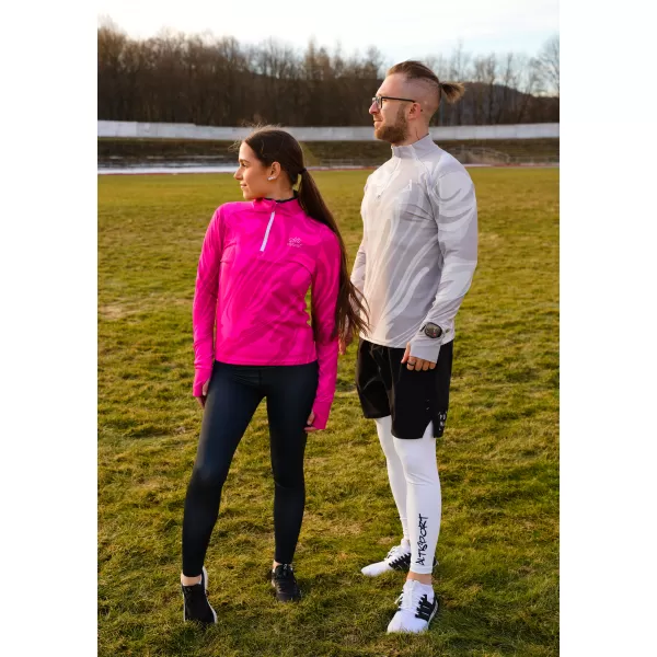  Pánska športová mikina premium plus ALTISPORT VOJ/ALM072MI04 SIVÁ 