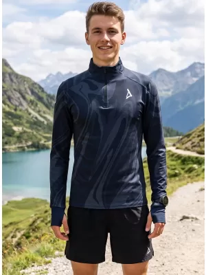 Pánska športová mikina premium plus ALTISPORT VOJ/ALM072MI04 ČIERNA