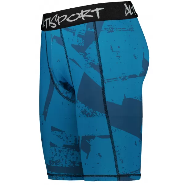  Pánske športové legíny nad kolená premium ALTISPORT VOJ/ALM079LEG02 MODRÁ 