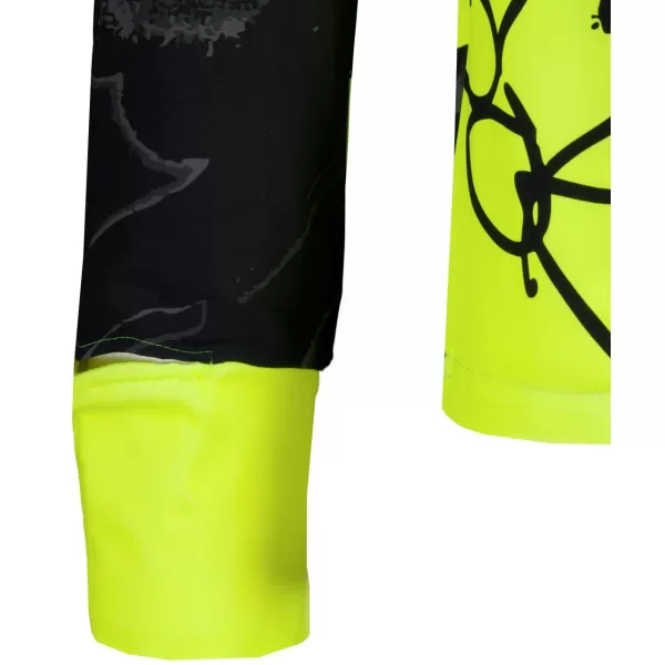  Pánska športová mikina premium plus ALTISPORT VOJ/ALM076MI04 FLUO-ŽLTÁ 