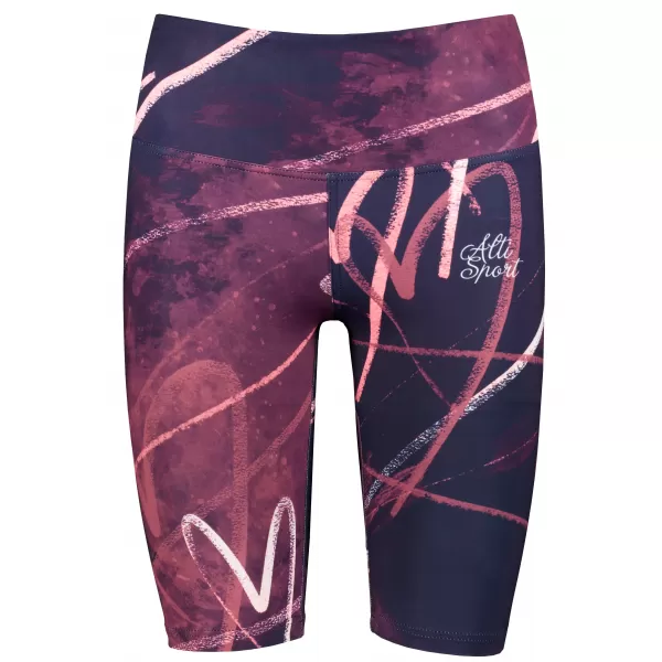  Dámske legíny nad kolená premium ALTISPORT VOJ/ALW082LEG02 FIALOVÁ 