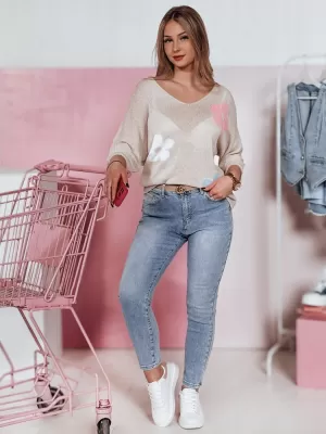 Dámske nohavice DSTREET LIMORE UY2348 SVETLO MODRÁ