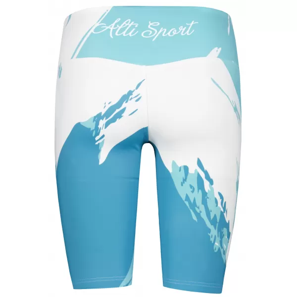  Dámske legíny nad kolená premium ALTISPORT VOJ/ALW081LEG02 MODRÁ 