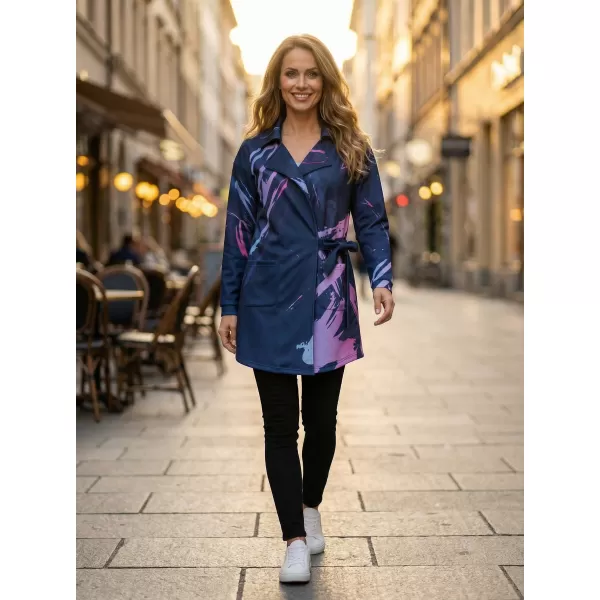  Dámska prémiová taška na mikinu ALTISPORT VOJ/ALW074MI05 MODRO-FIALOVÁ 