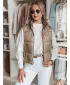 Dámska vesta DSTREET CHIPUFF TY4825 KARAMEL