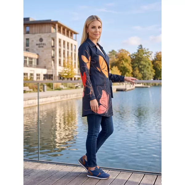  Dámska prémiová taška na mikinu ALTISPORT VOJ/ALW086MI05 ČIERNO-ORANŽOVÁ 