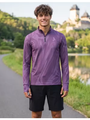 Pánska športová mikina premium plus ALTISPORT VOJ/ALM072MI04 FIALOVÁ