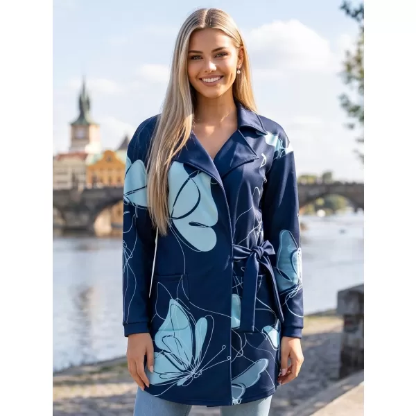  Dámska prémiová taška na mikinu ALTISPORT VOJ/ALW086MI05 TMAVO MODRÁ 